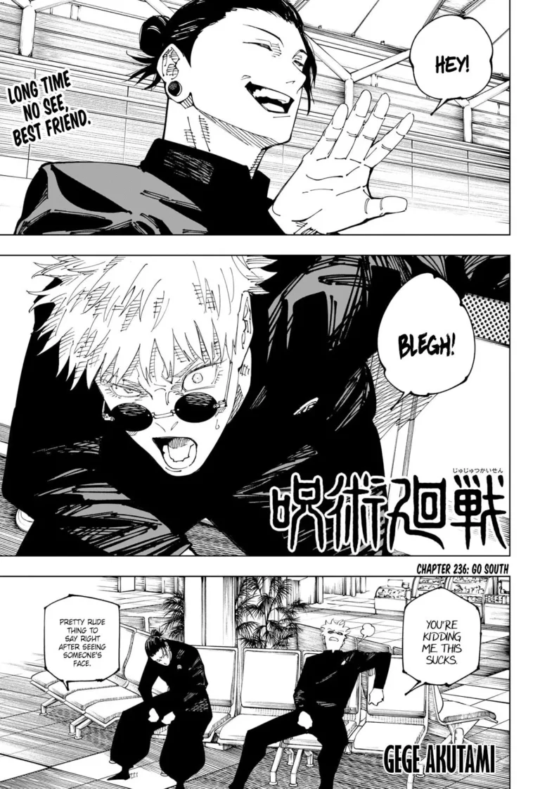 Jujutsu Kaisen Manga Chapter 236