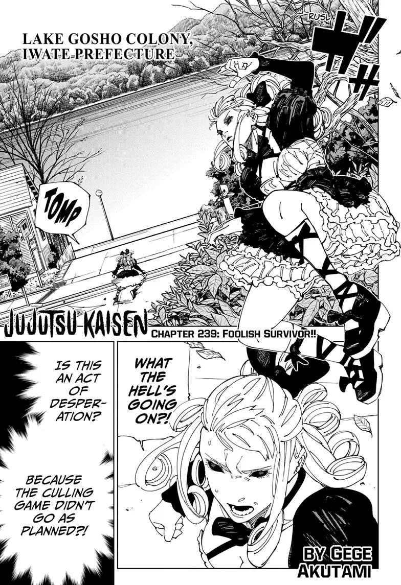 Jujutsu Kaisen Manga Chapter 239 online read