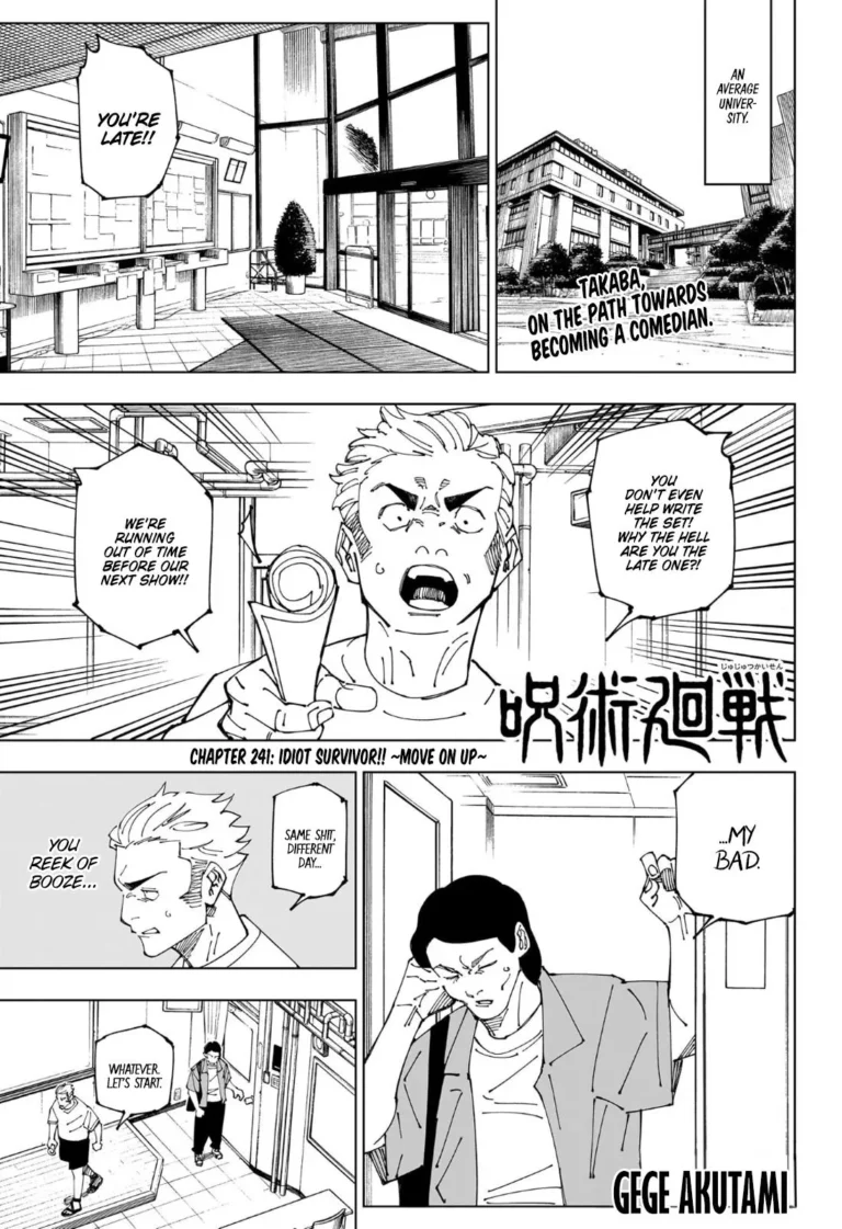 Jujutsu Kaisen Manga Chapter 241