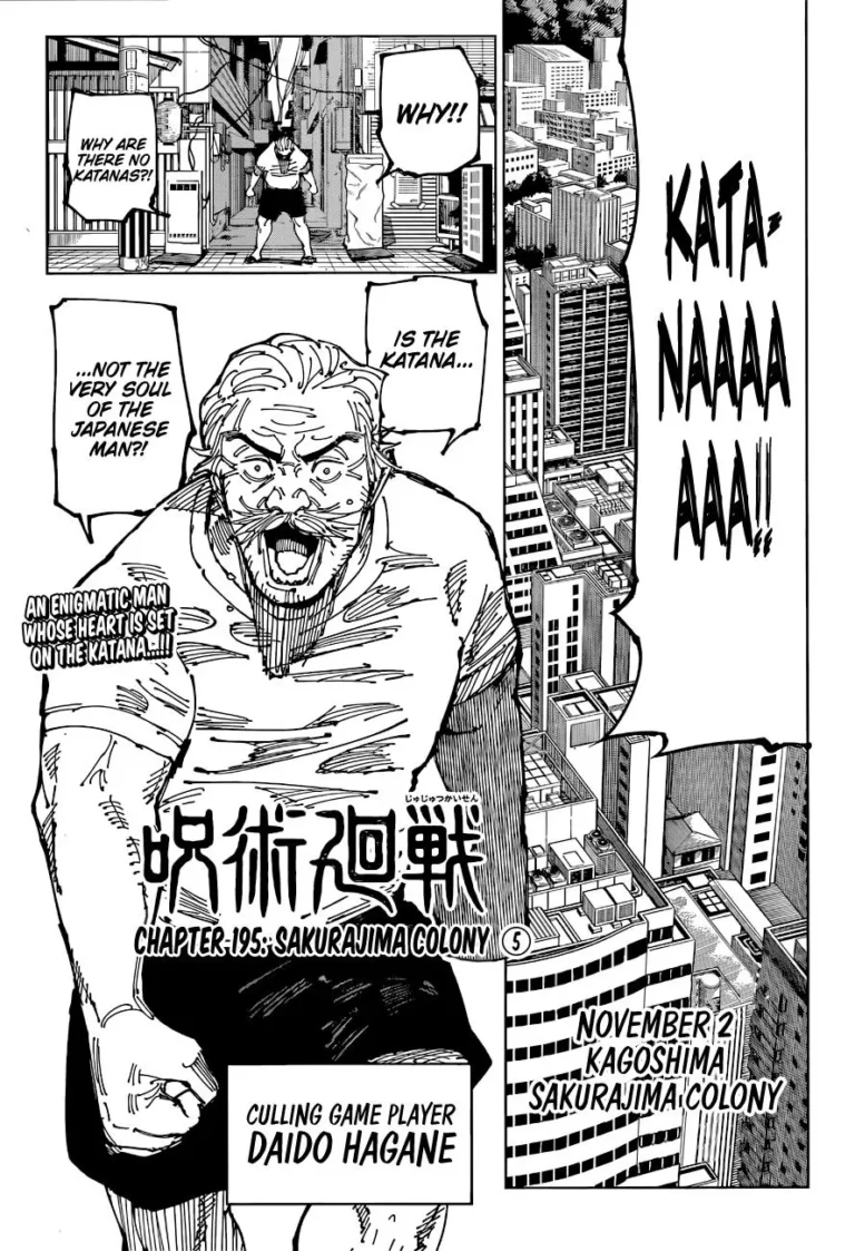 Jujutsu Kaisen Manga Chapter 195 read online