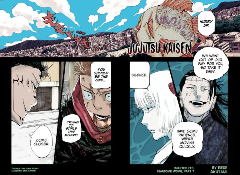 Jujutsu Kaisen Manga Chapter 215