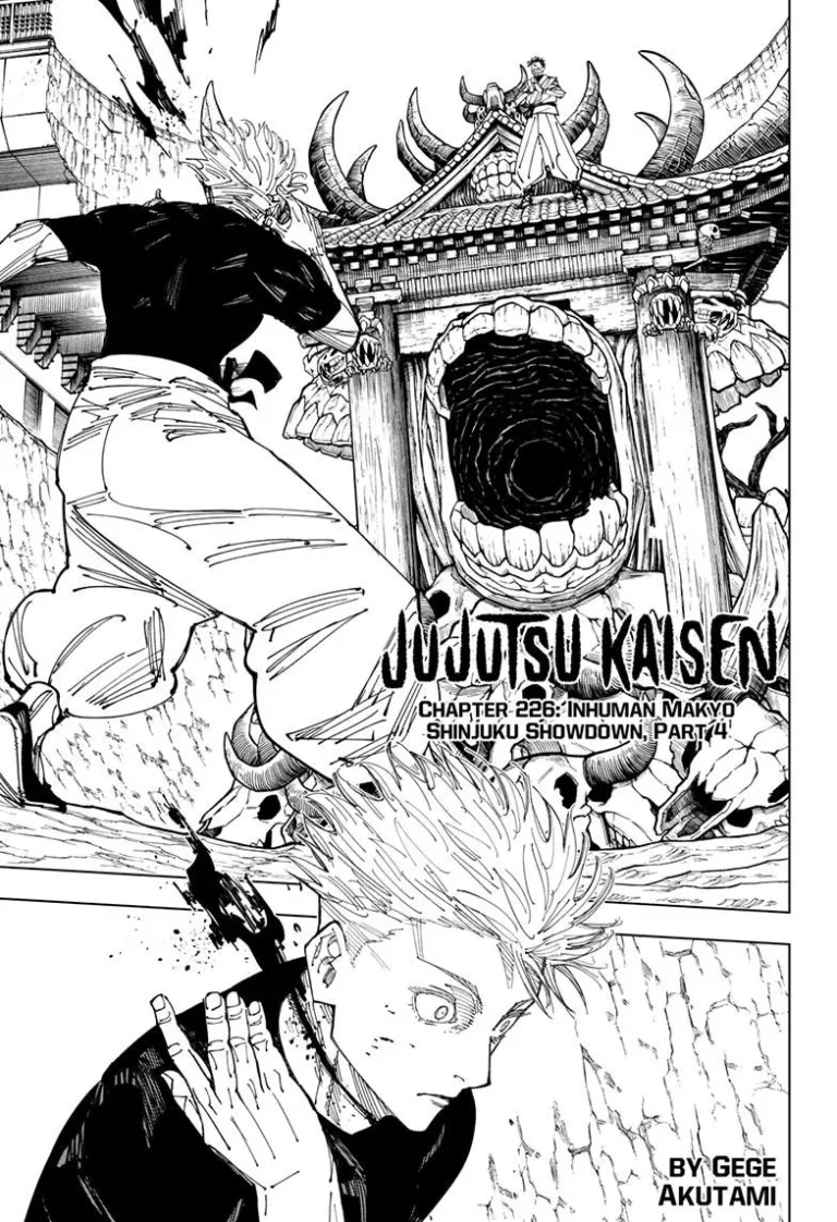 Jujutsu Kaisen Manga Chapter 226