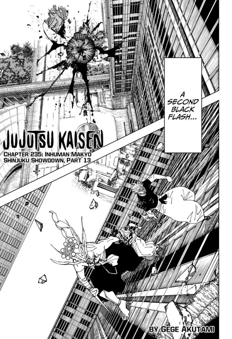 Jujutsu Kaisen Manga Chapter 235