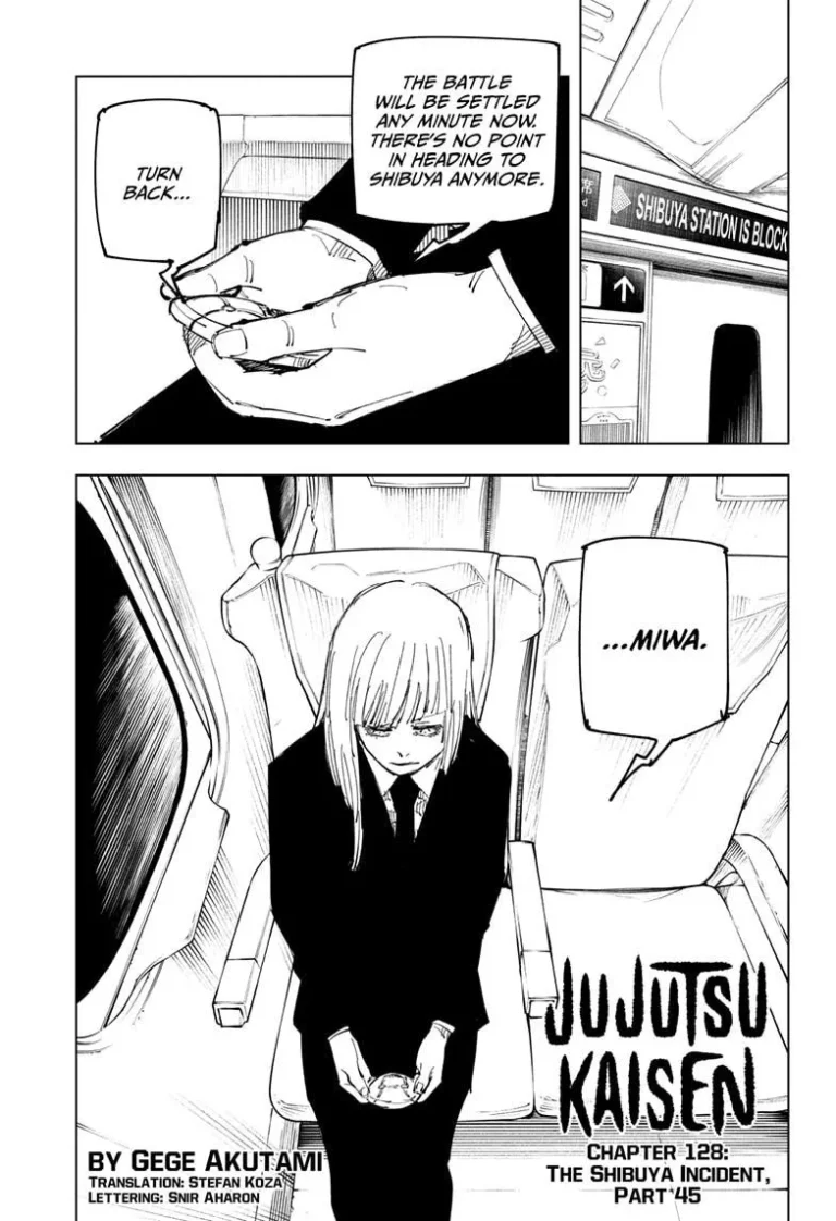 Jujutsu Kaisen Manga Chapter 128