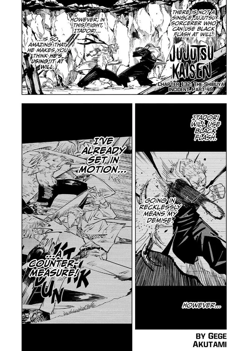 Jujutsu Kaisen Manga Chapter 132