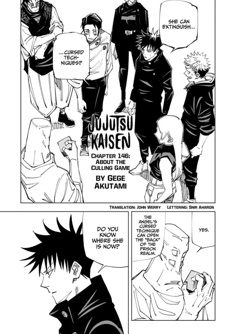 Jujutsu Kaisen Manga Chapter 146