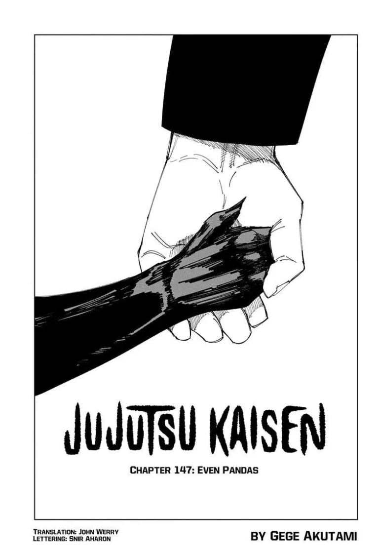 Jujutsu Kaisen Manga Chapter 147