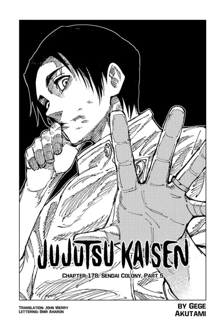 Jujutsu Kaisen Manga Chapter 178