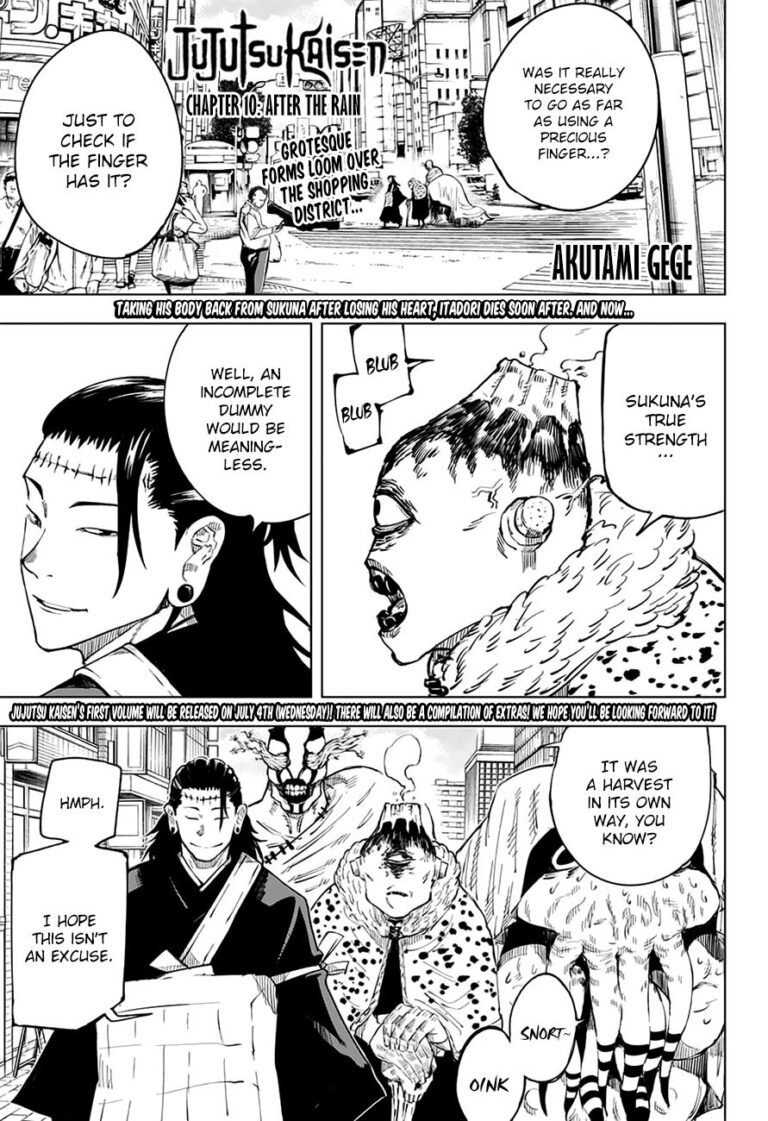 Jujutsu Kaisen Manga Chapter 10