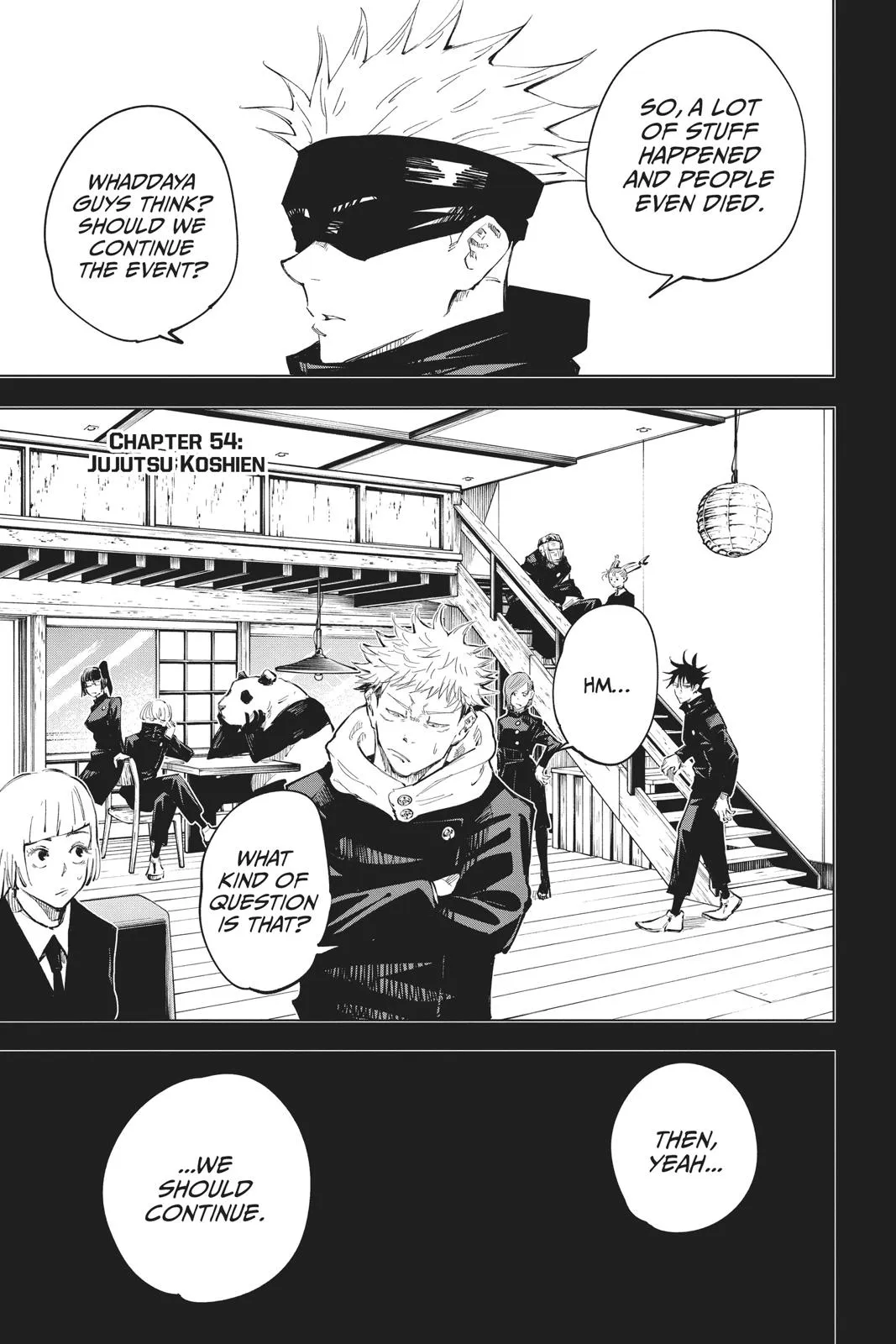 Jujutsu Kaisen Manga Chapter 54