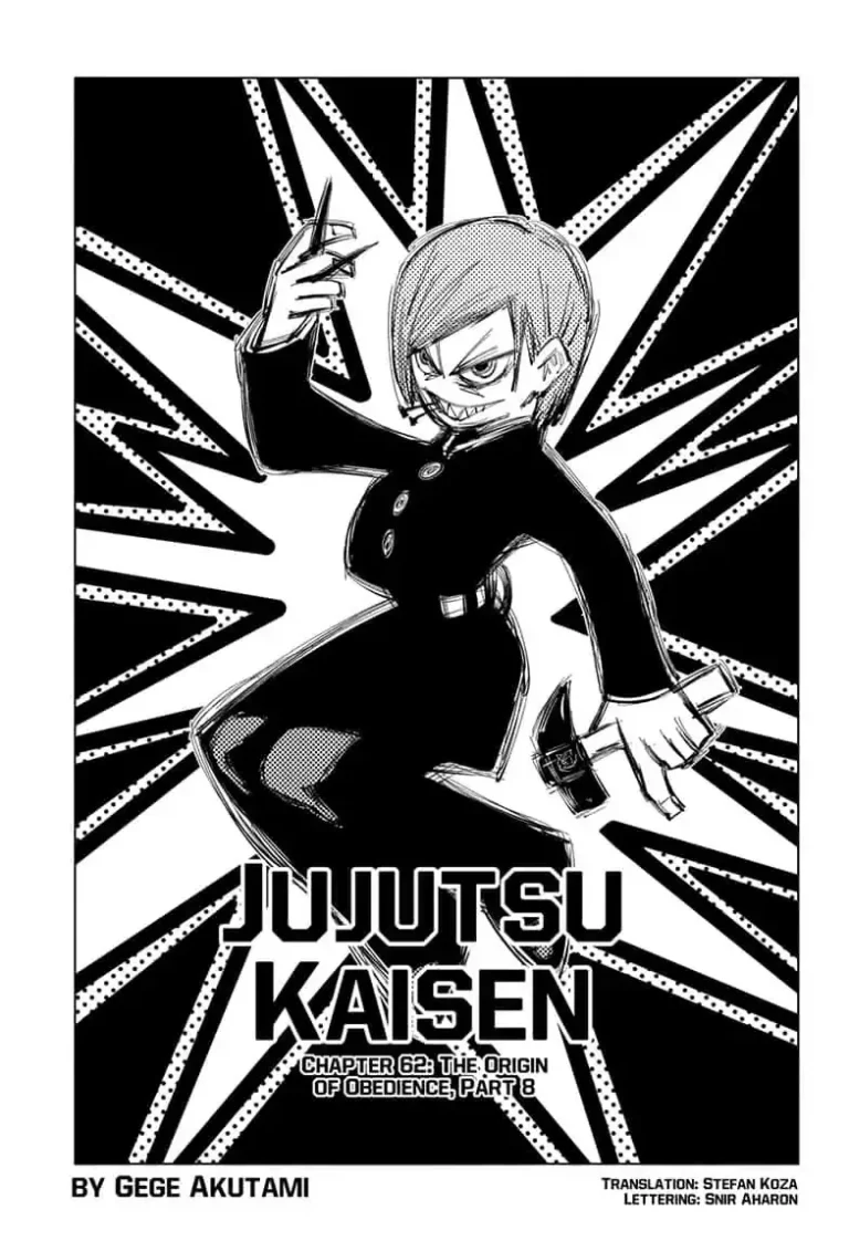 Jujutsu Kaisen Manga Chapter 62