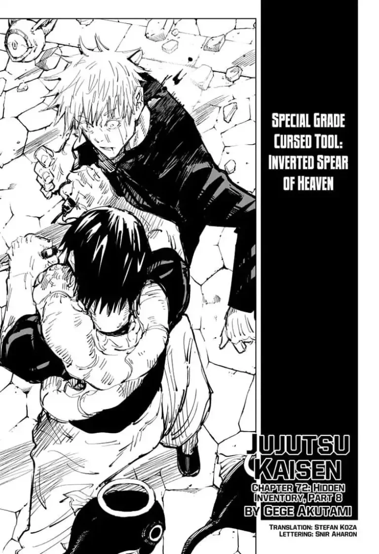 Jujutsu Kaisen Manga Chapter 72